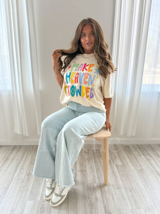 Make Heaven Crowded Ivory Graphic Tee