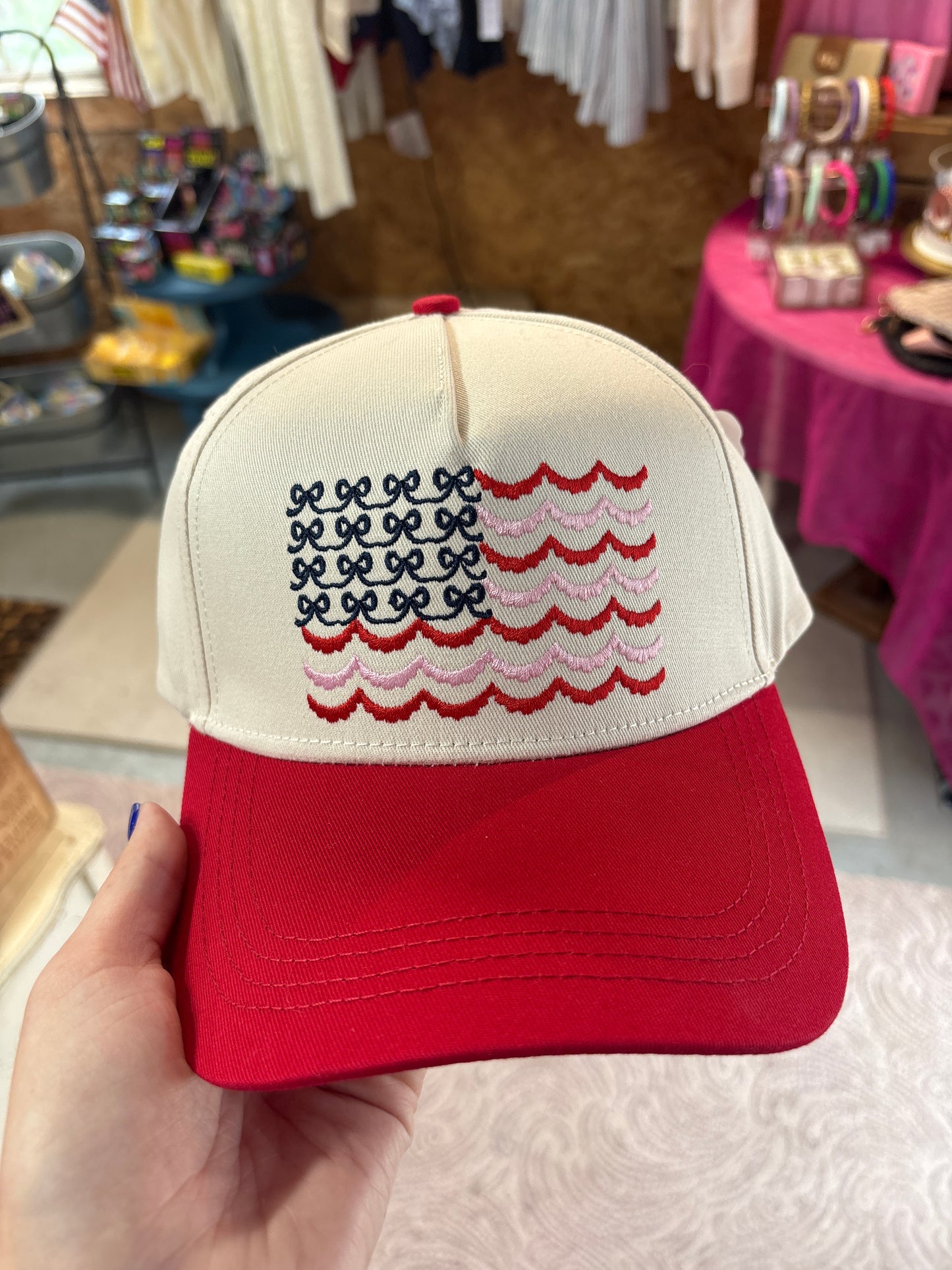 Flag Bows Hat