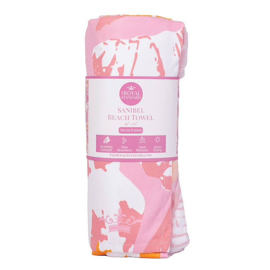 Sanibel Beach Towel Pink/Apricot/Blossom 34x70