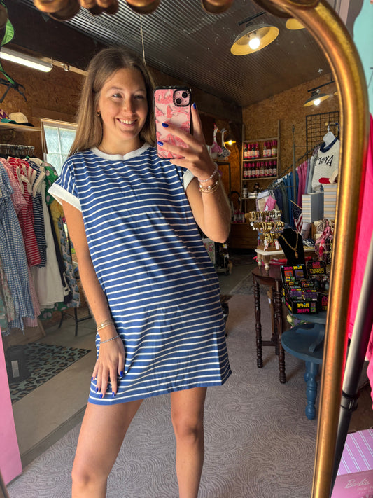 Liberty Lane Dress in Blue