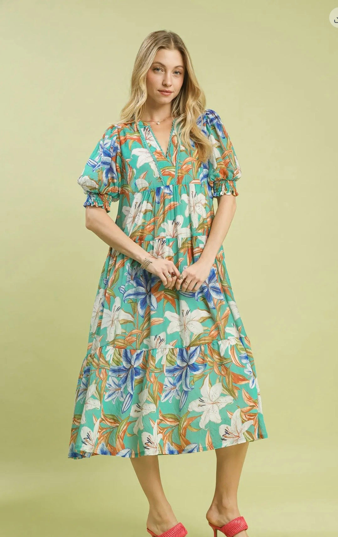 Tropical Petal Dress