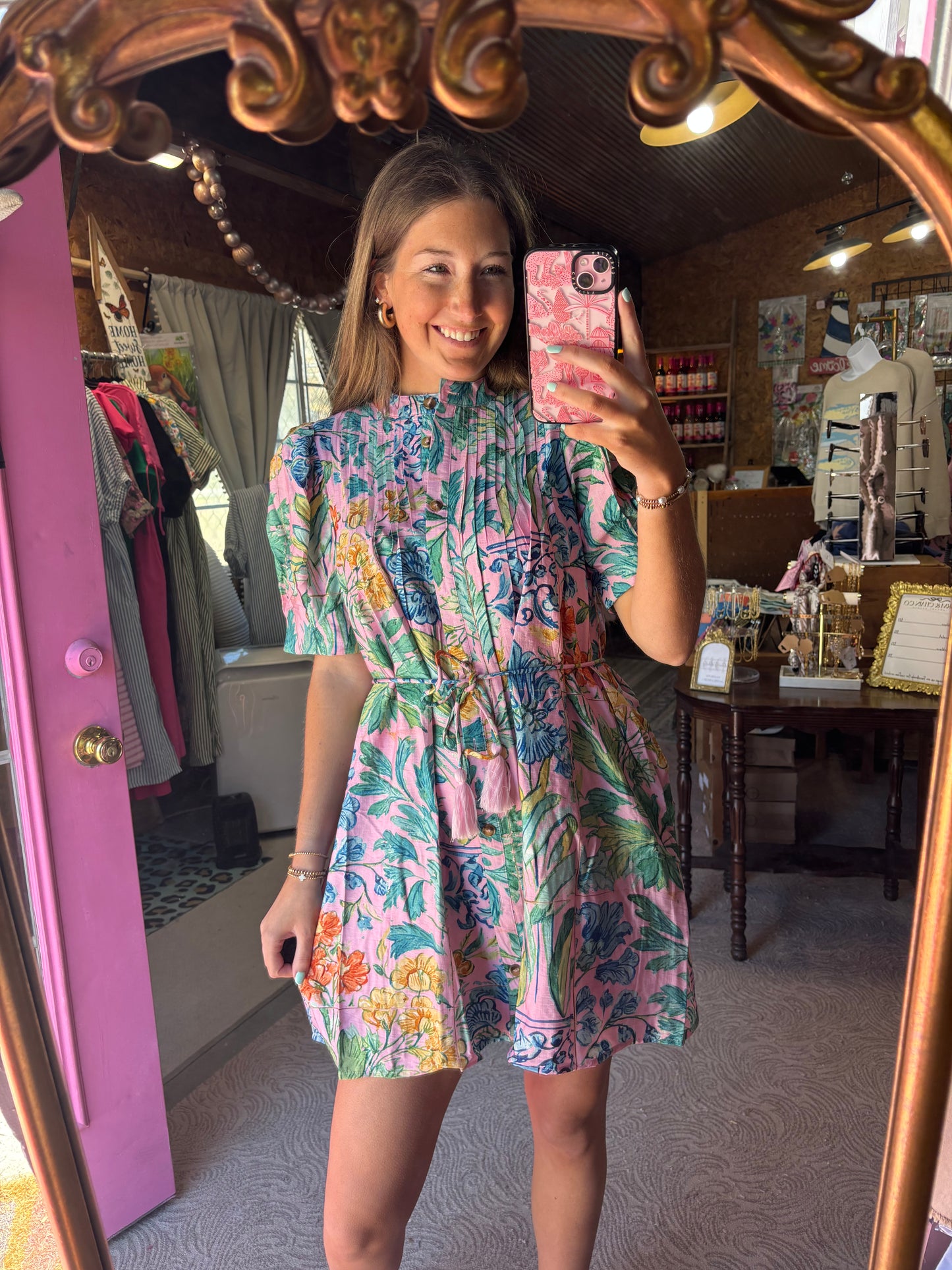 Palm Party mini dress