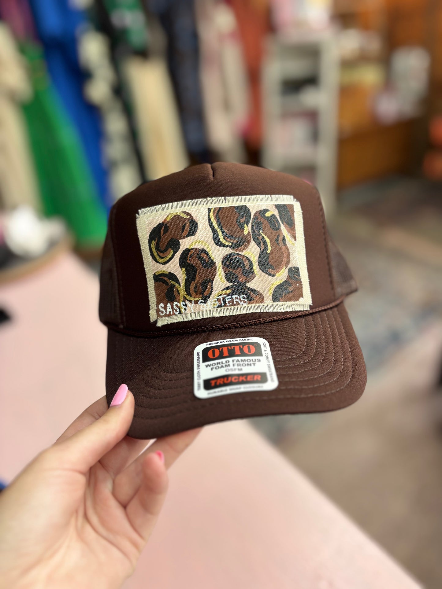 Brown Leopard Hat