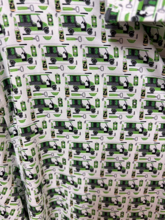 Men’s Green Water-Dude Polo