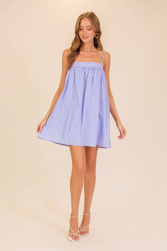 Skyline Stripe Mini Dress