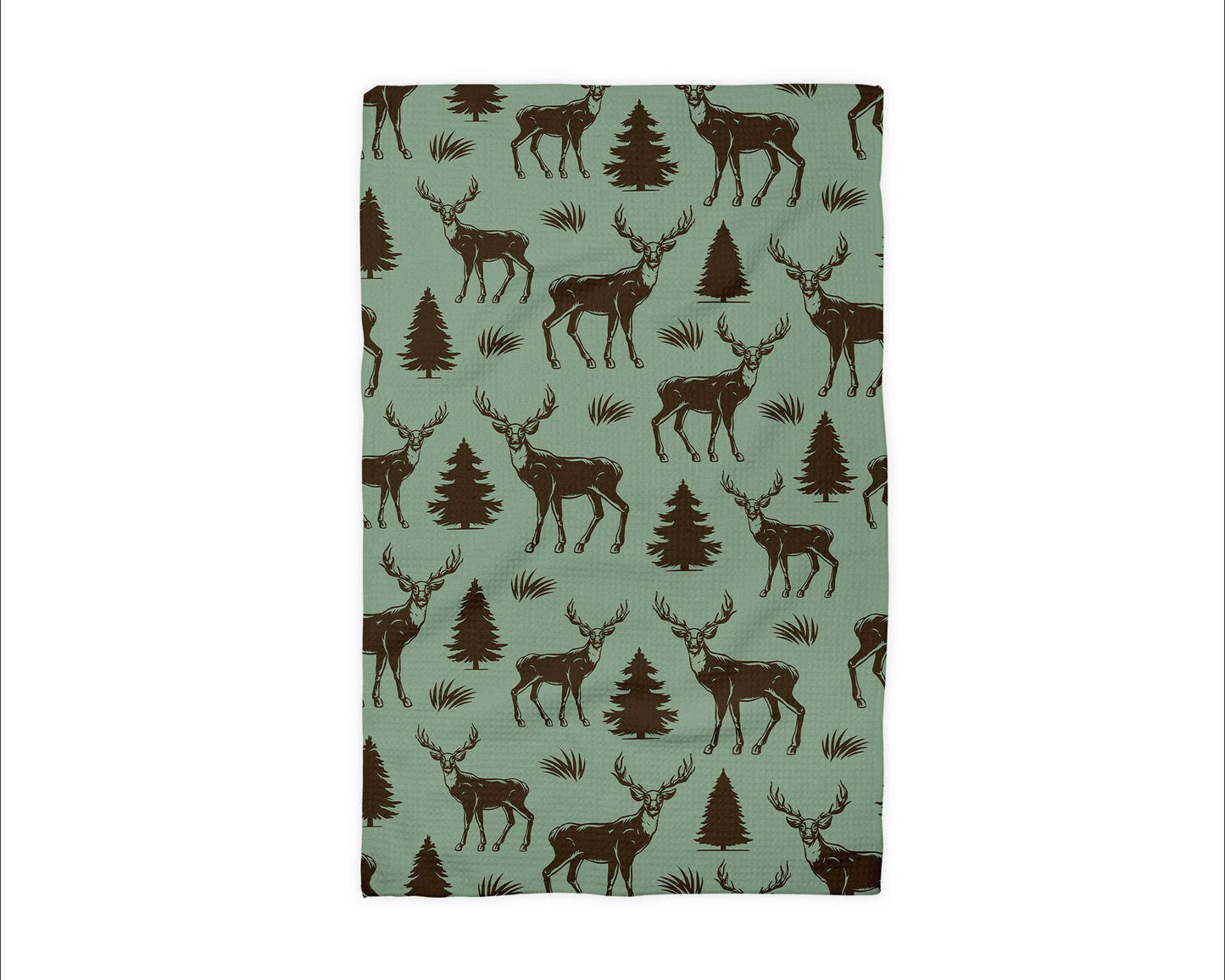 Deer Hunting Wilderness Mountain Hunter Rustic Kitchen Towel
