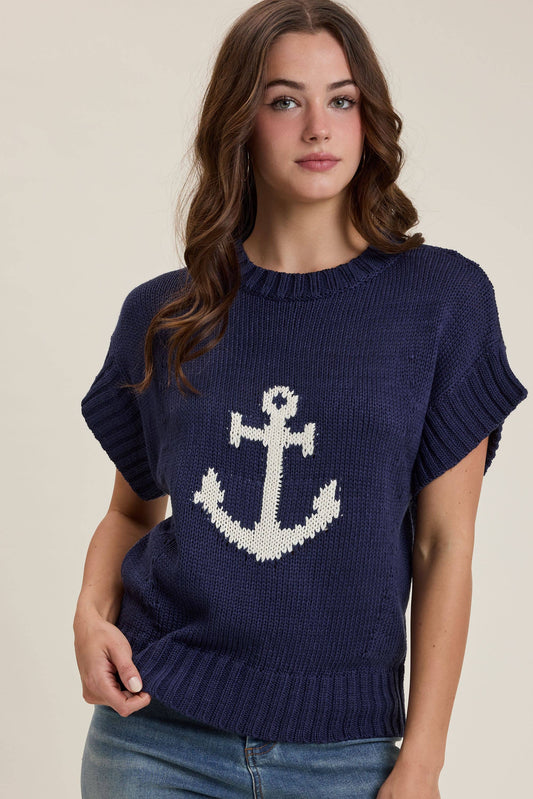 Coastal Anchor Sweater
