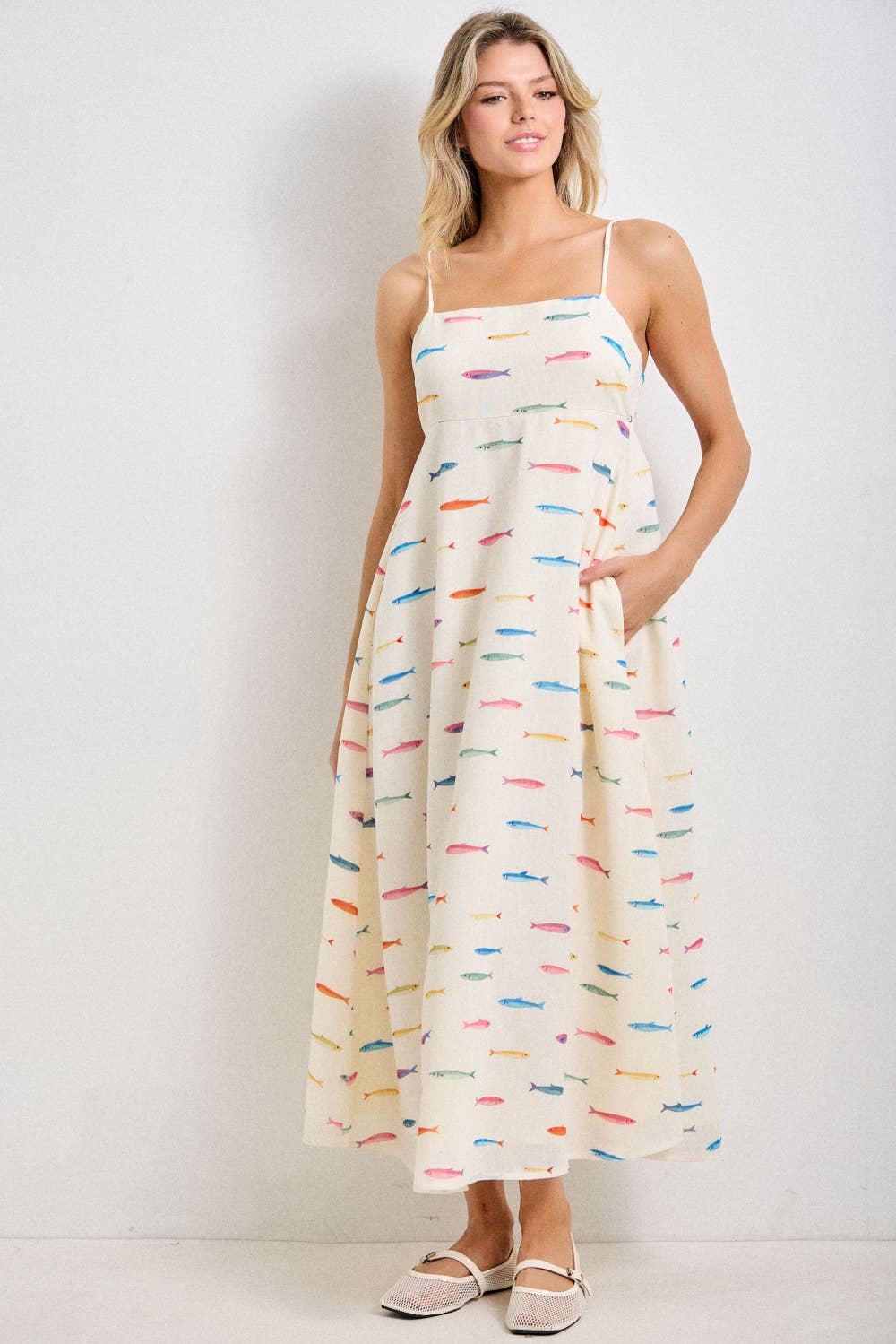 Catch of the Day Midi Dress