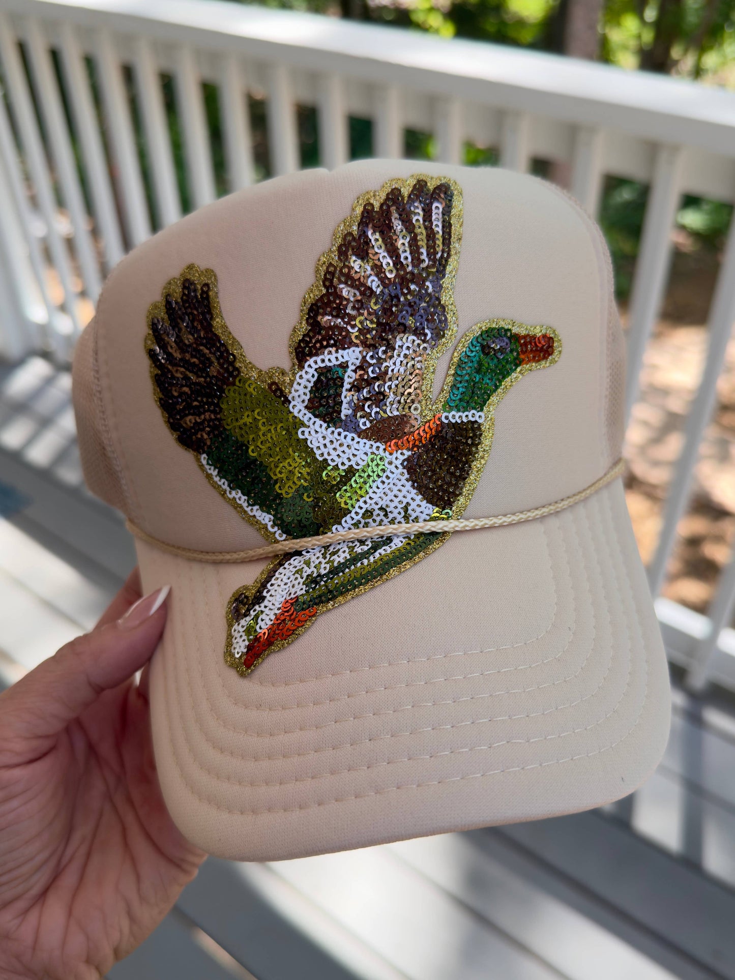 Backwoods Bougie Sequin Trucker Collection