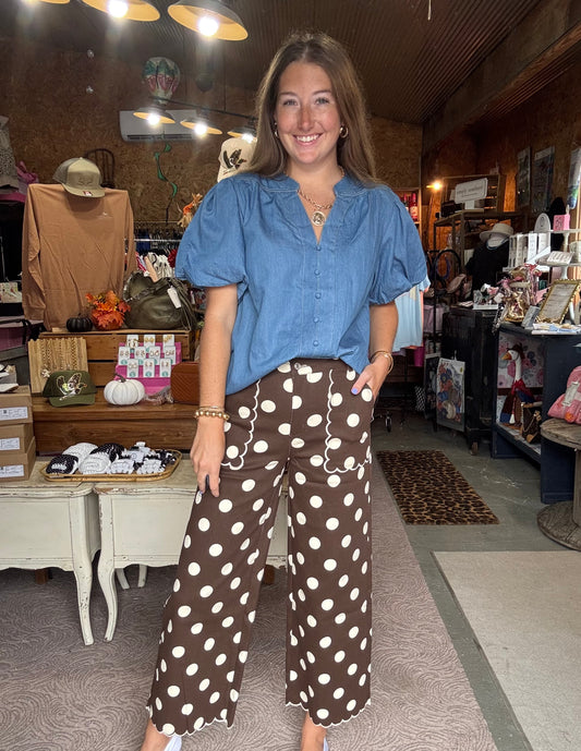 Poppy Polka Dot Pants
