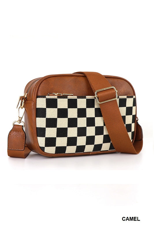 Checkered Crossbody