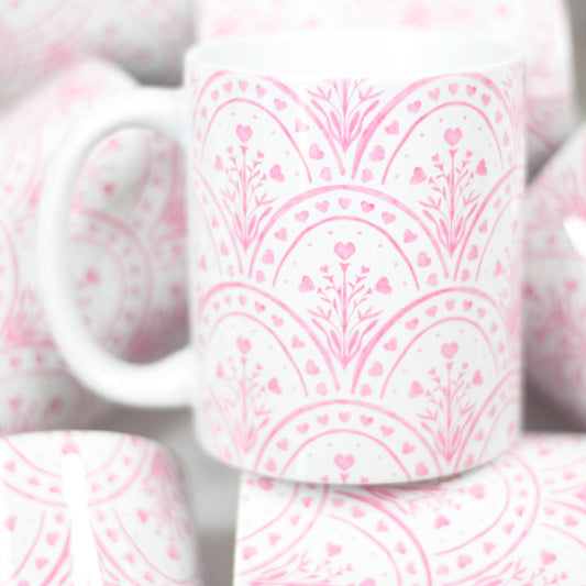 Valentine's Mug, Pink