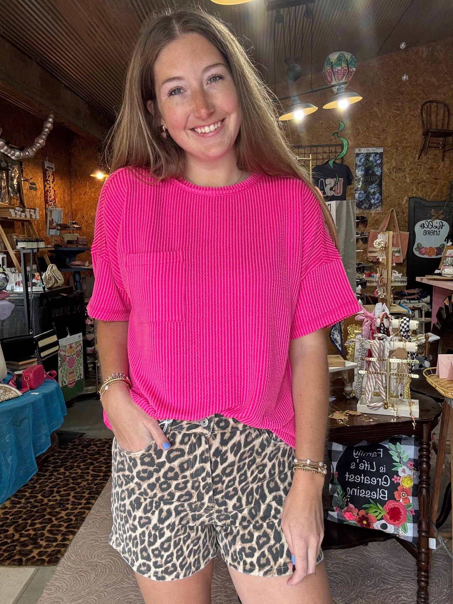 RACHEL LEOPARD SHORTS