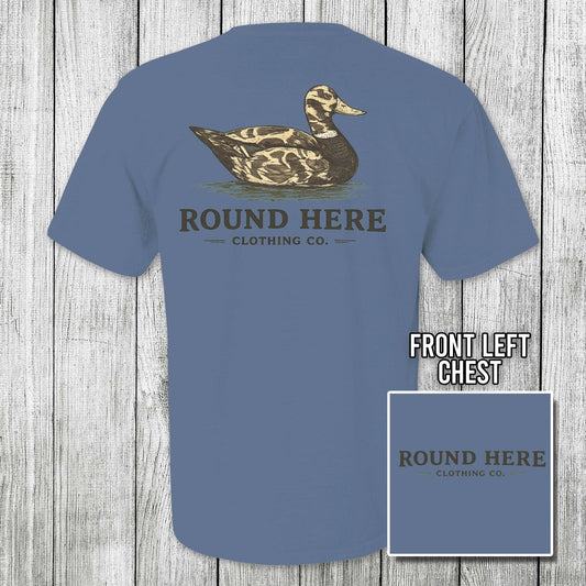 Round Here Clothing Camo Duck Short Sleeve