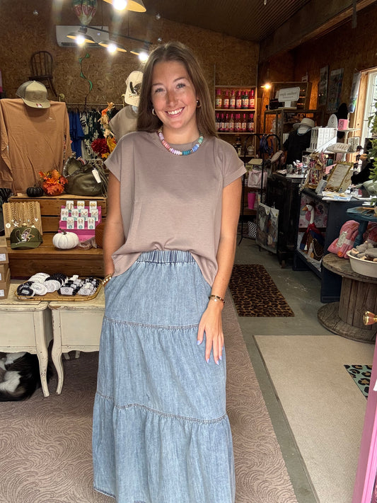 Dakota Denim Skirt