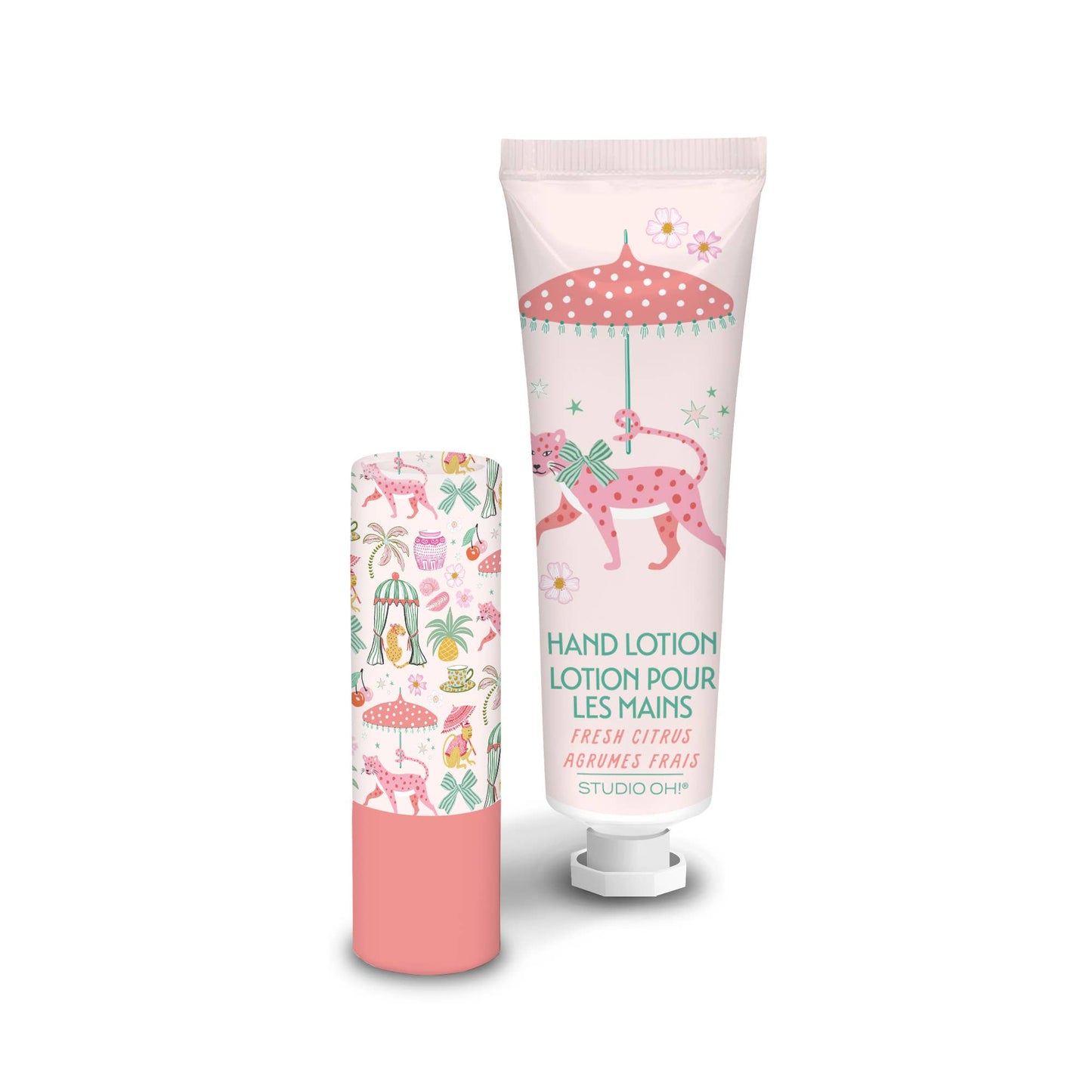 Leopard on Parade Lip Balm & Hand Lotion Set