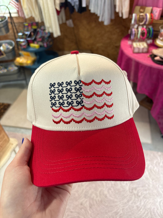 Flag Bows Hat