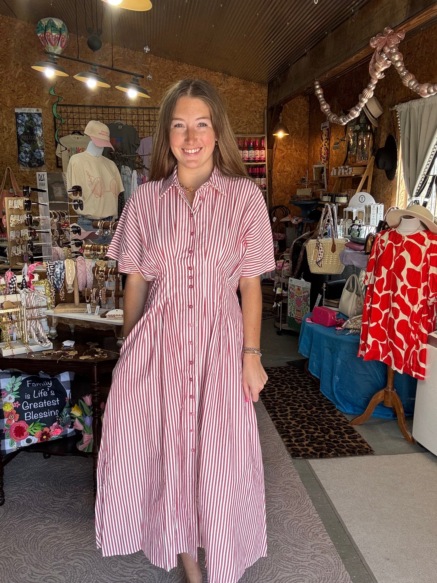 Firecracker Stripe Dress