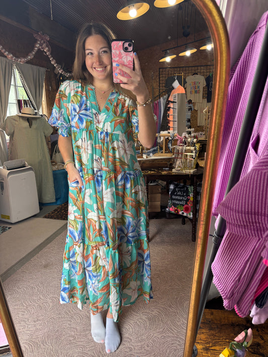 Tropical Petal Dress