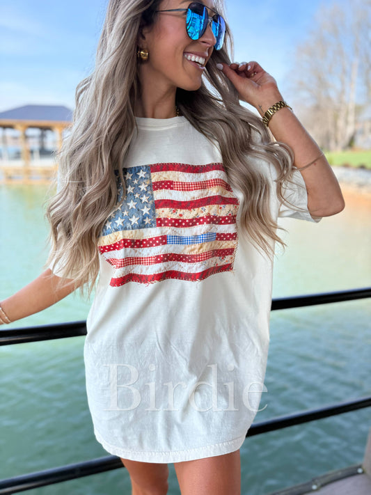 patriotic t shirt dress Patriotic Style Freedom Eagle Tee Shirt Dress Medium