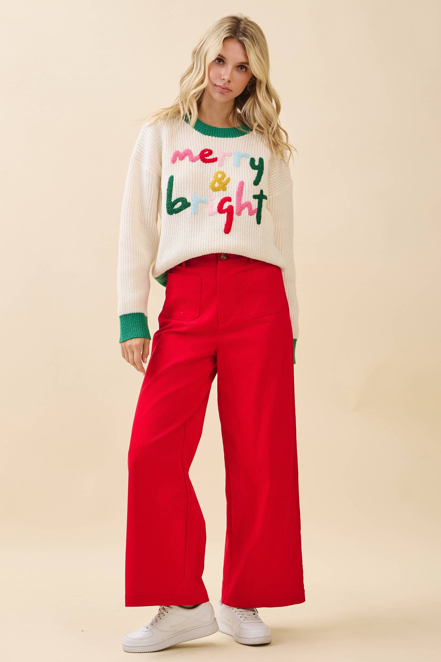 'Merry & Bright' Knit Sweater CT52384