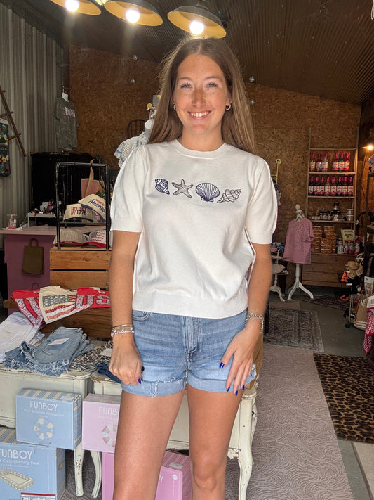 Seaside Shells Top