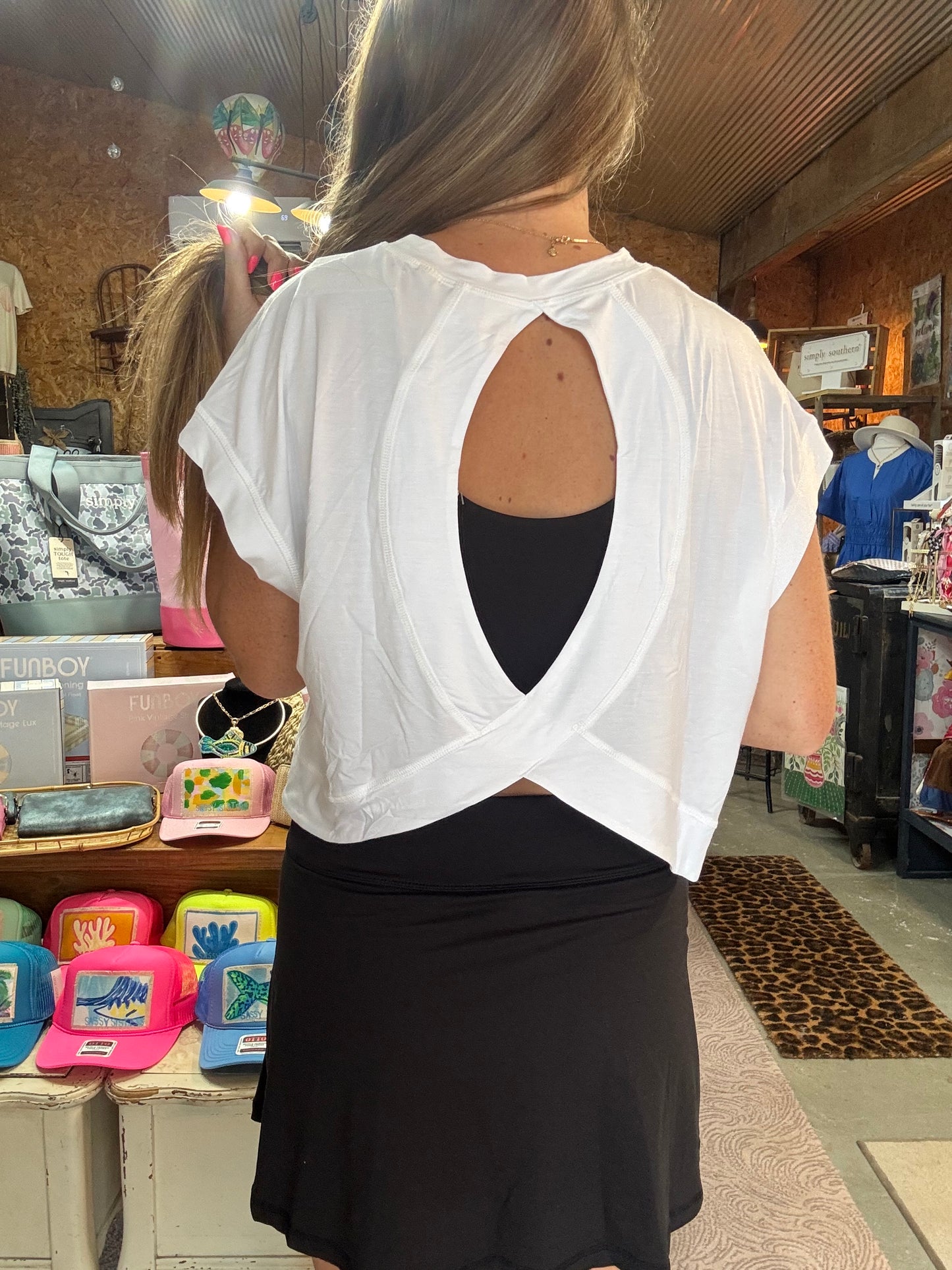 Easy Breezy Open Back Top
