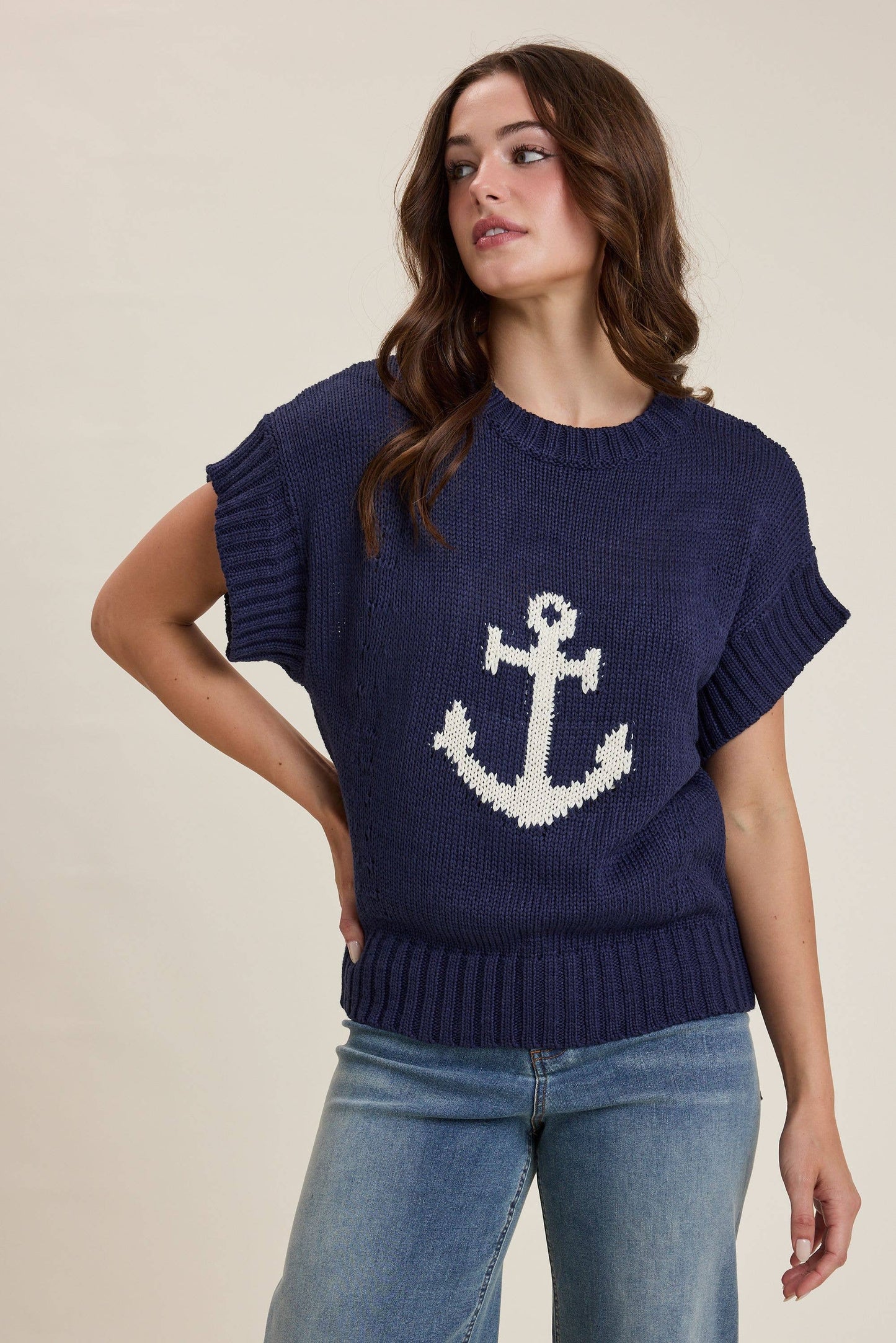 Coastal Anchor Sweater