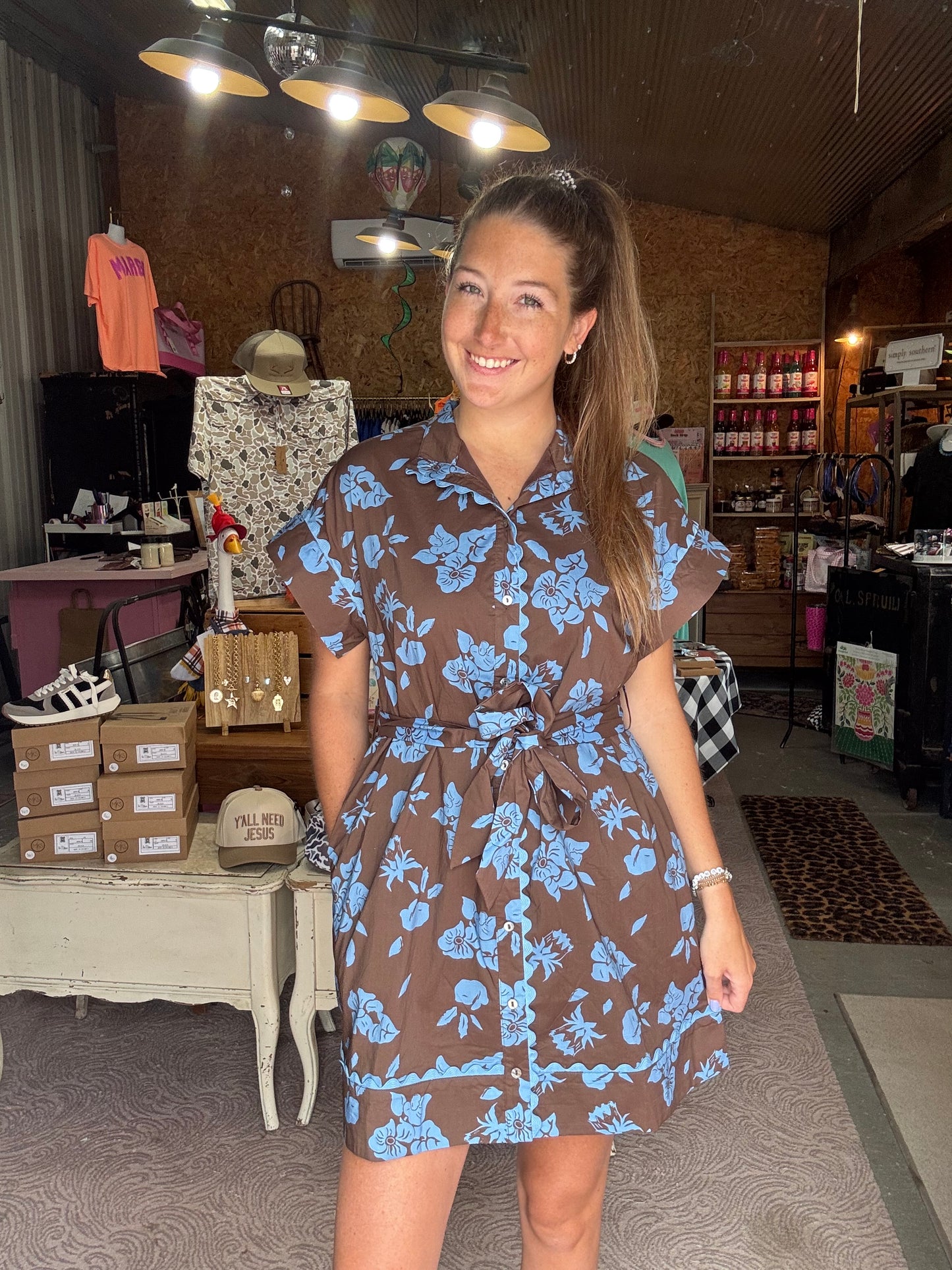 Maple & Blue Dress