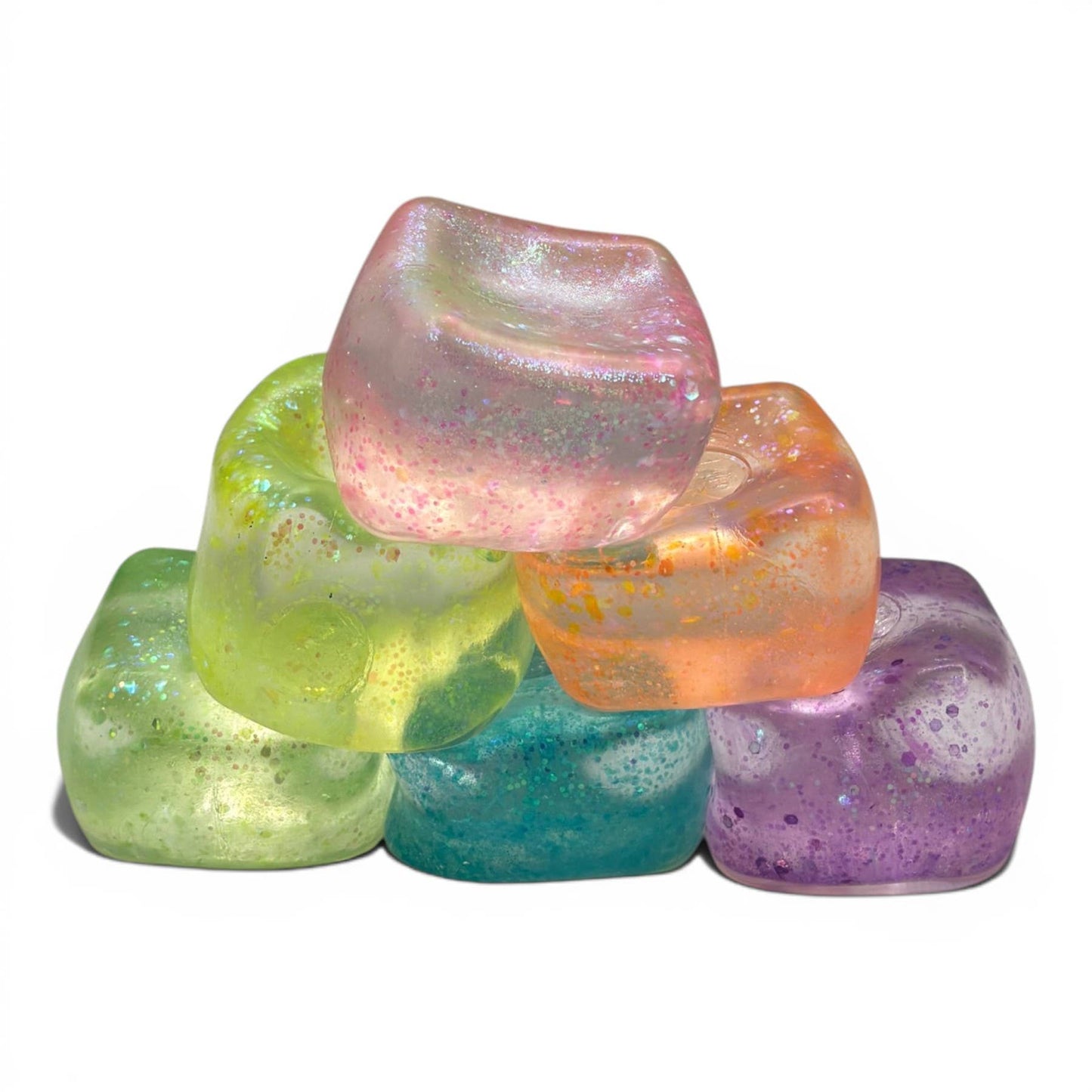 Assorted Glitter Squishy Cube