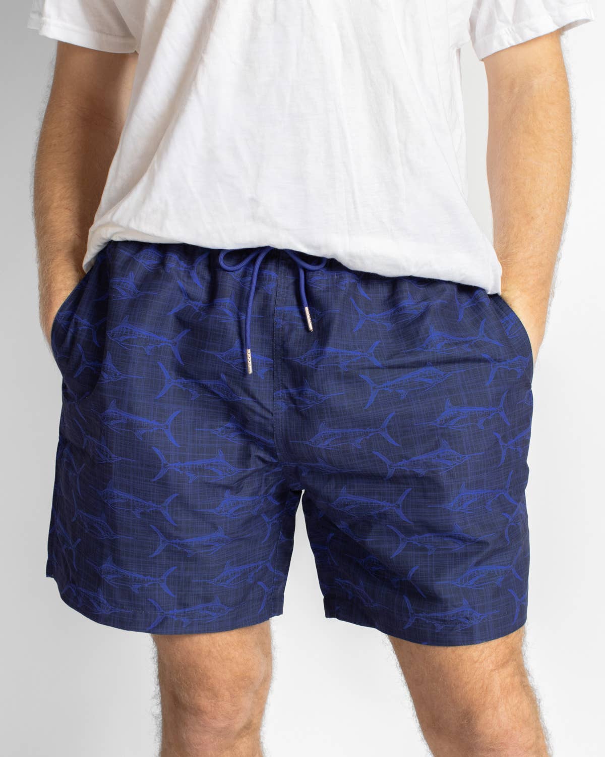 Men's Big Catch Swim Trunks   Navy/Sapphire