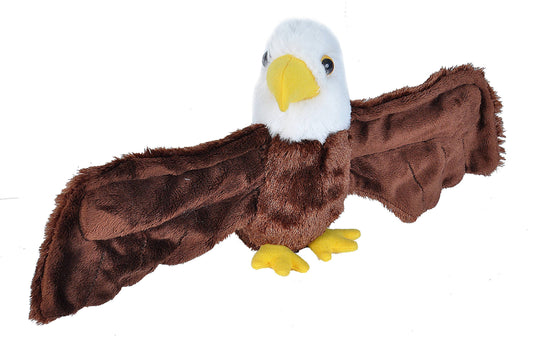 Huggers Mini Bald Eagle Stuffed Animal 8"