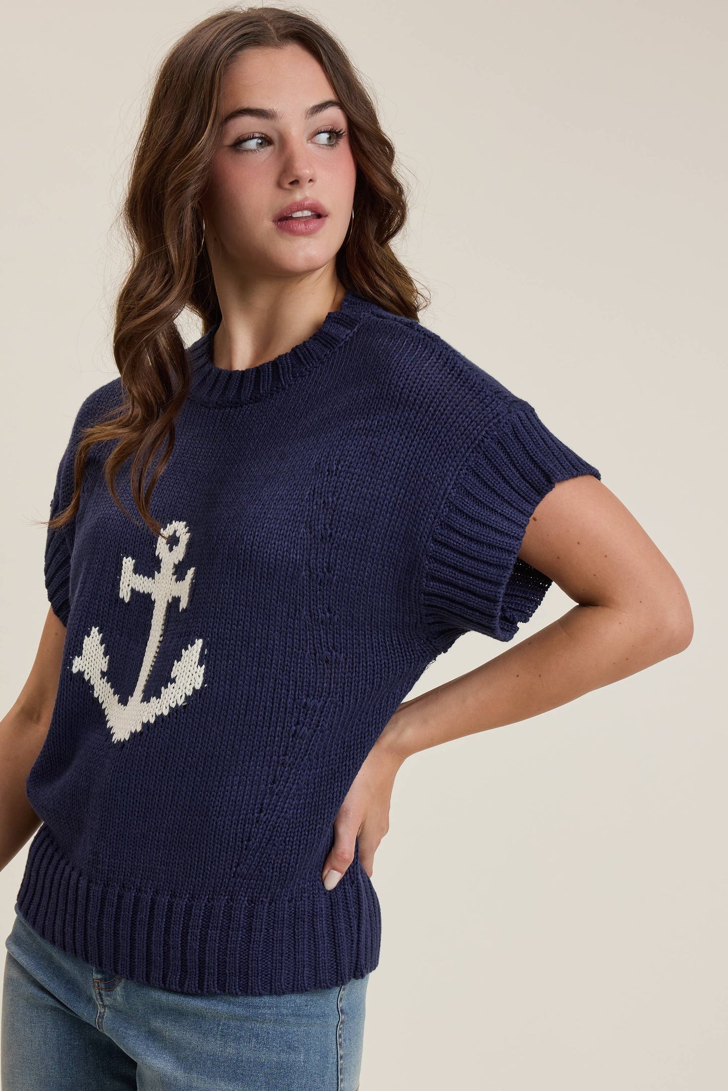 Coastal Anchor Sweater