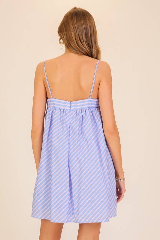 Skyline Stripe Mini Dress