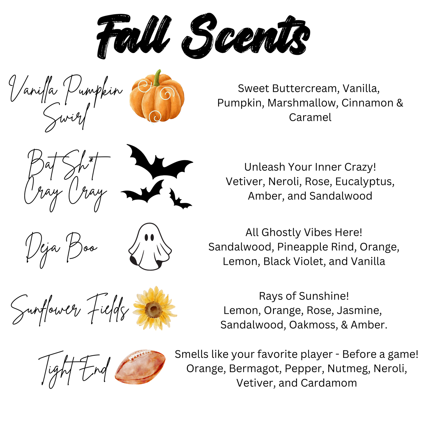 New!! FALL Scent Car Diffusers