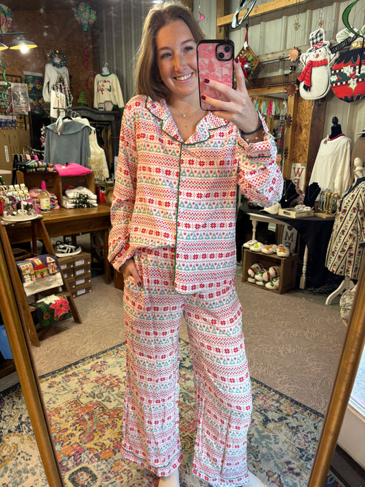 Snowflake Christmas PJ’s