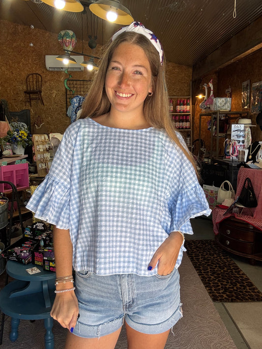 Carolina Gingham Top