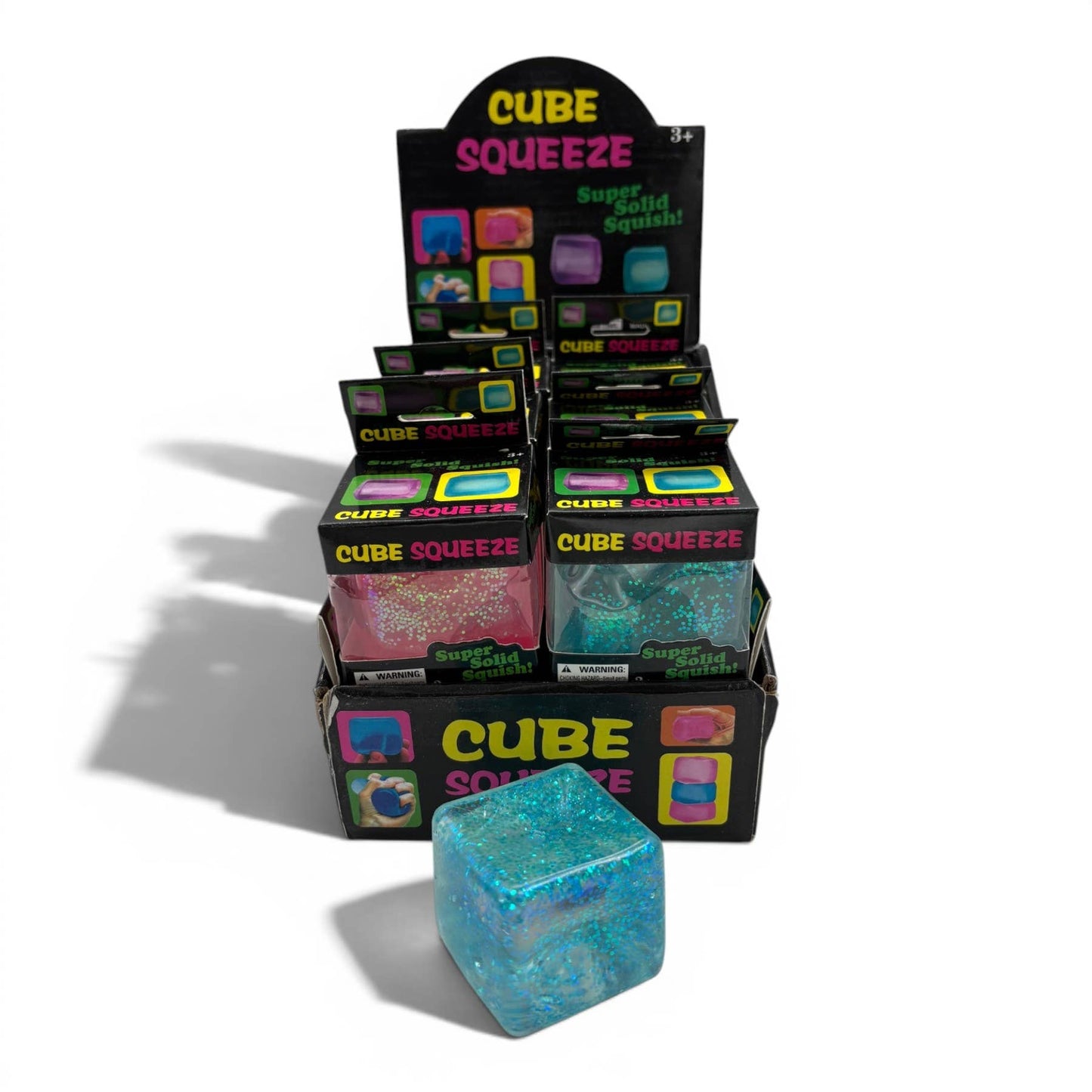Assorted Glitter Squishy Cube