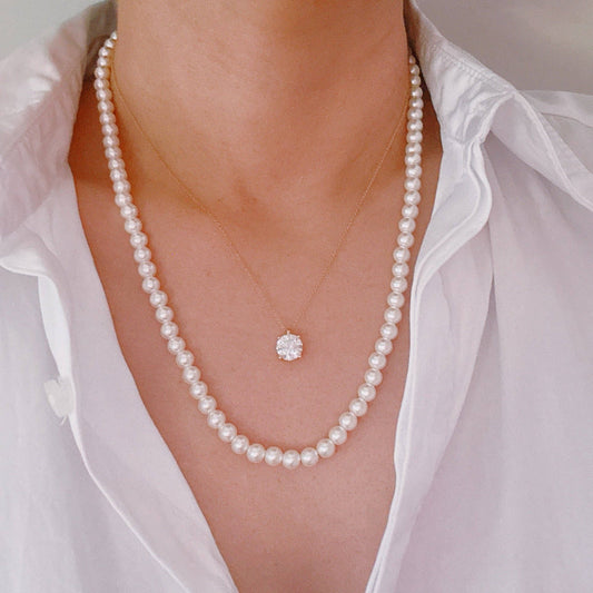 Layering Pearl Necklace