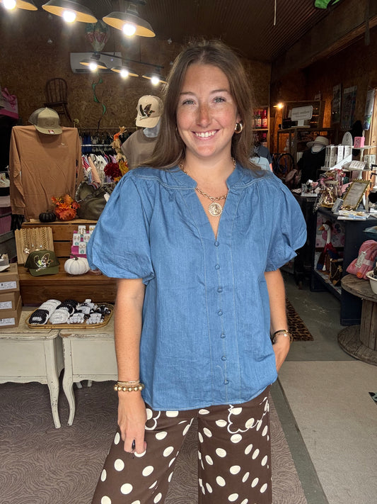 Dolly Denim Top