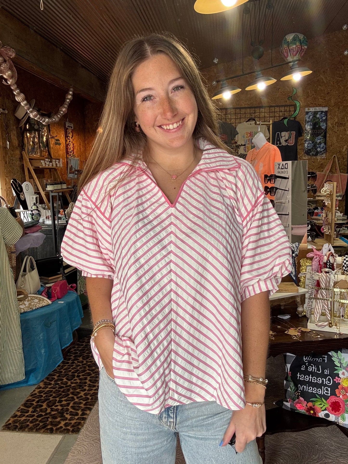 Sunday Stripe Top