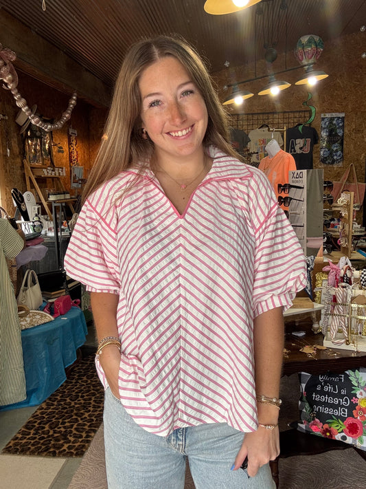 Sunday Stripe Top