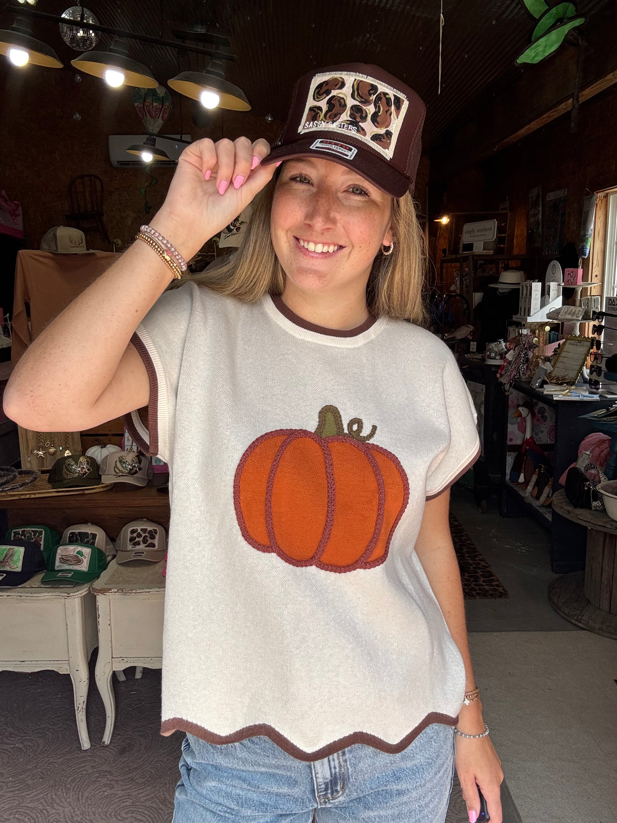 Pumpkin Spice Sweater Top