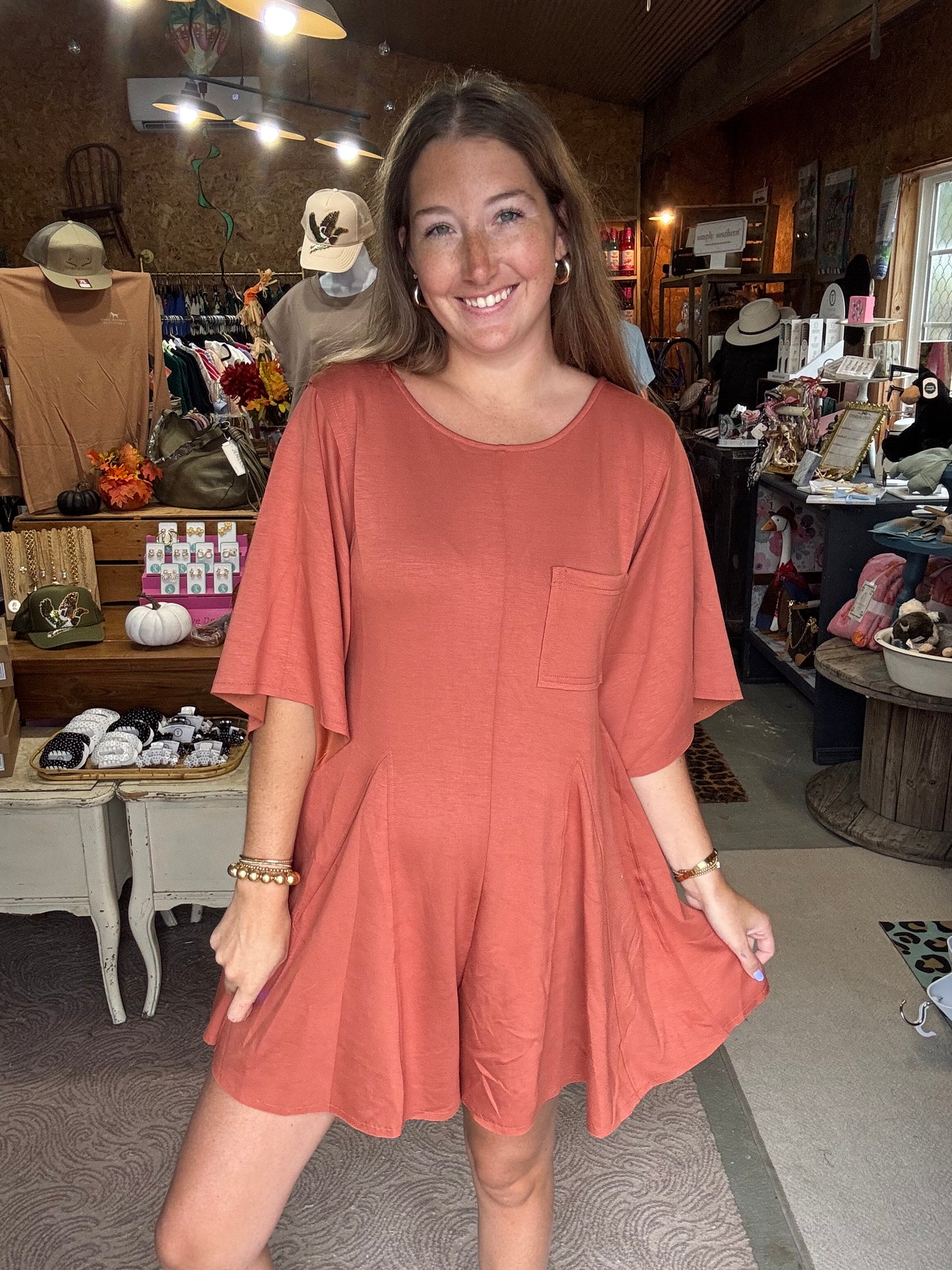 Pumpkin Spice Romper