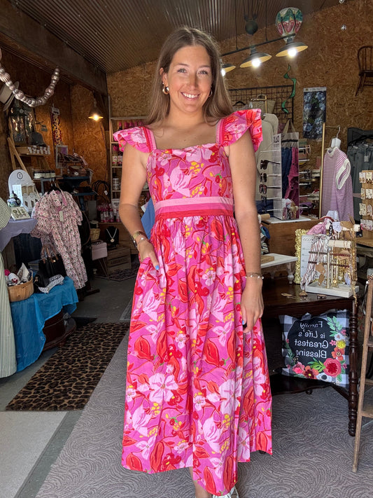Scarlet Petal Dress