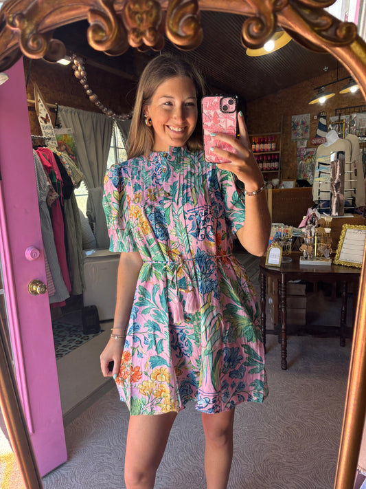 Palm Party mini dress