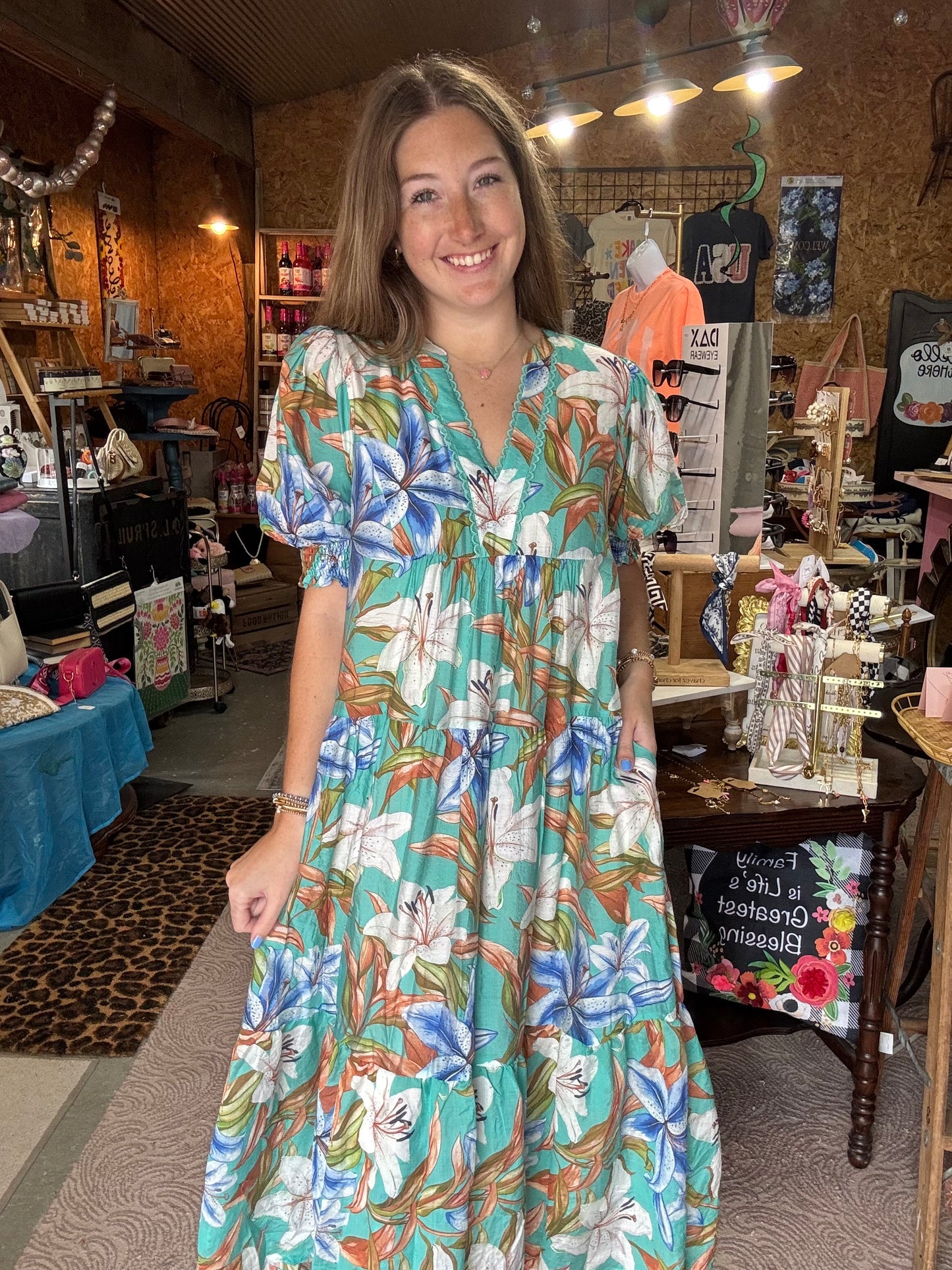 Tropical Petal Dress
