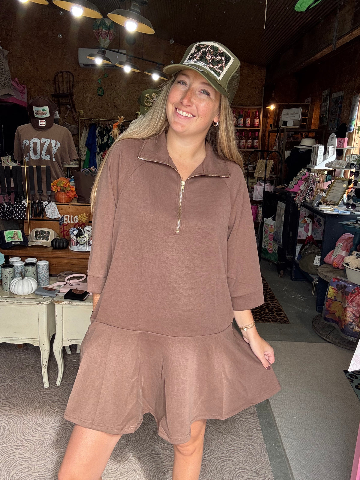 Mocha Move Dress