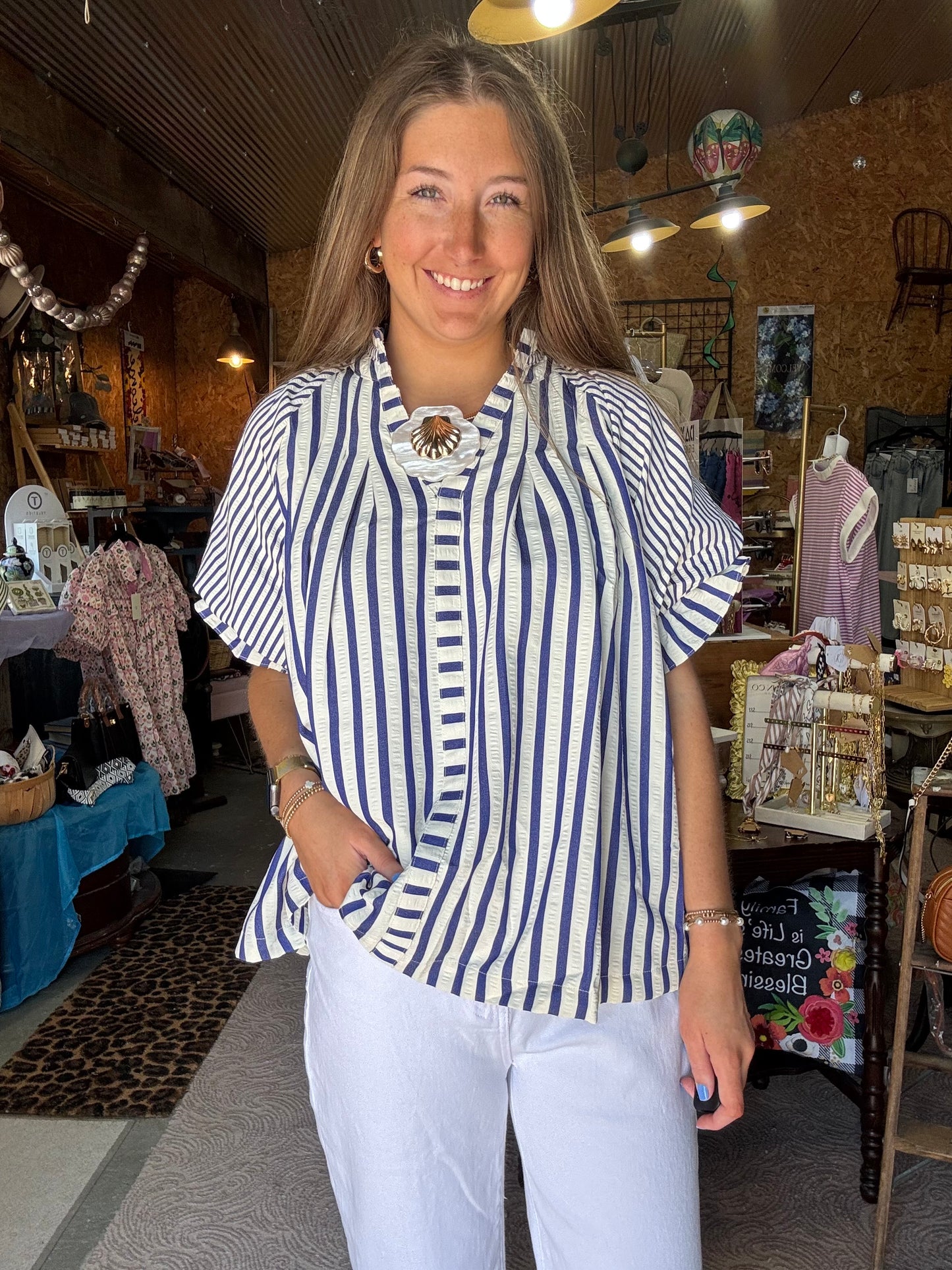 Seaside Stripe Top
