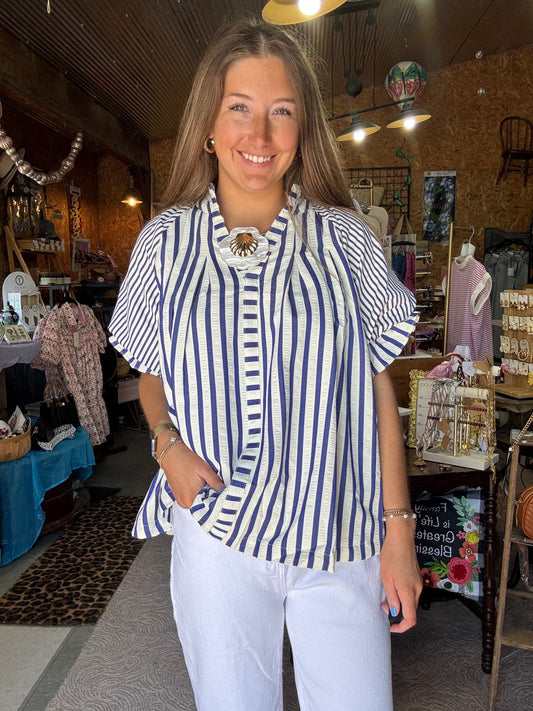 Seaside Stripe Top